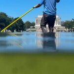 The latest on Trump’s Reflecting Pool renovation: Arrests and alleged “vandalism”