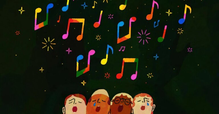 Singing with other people can be a powerful way to deal with grief and despair