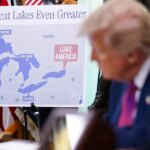 US-Canada trade war: Trump renames Lake Ontario to “Lake America”